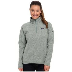 Patagonia Better Sweater 1/4 Quarter Zip Jacket Fleece Sz S Verdigris